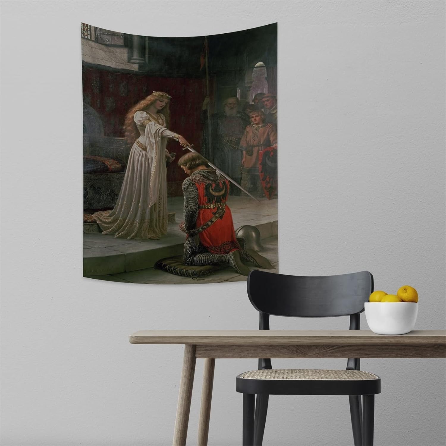Arazzo yongfoto cavaliere dipinto ad olio medievale Inghilterra Home - Accessori e decorazioni Naty Shop