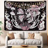 Arazzo yrendenge farfalle scheletri funghi casa stelle luna Casa - Accessori e Decorazioni Naty Shop