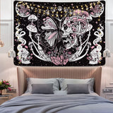Arazzo yrendenge farfalle scheletri funghi casa stelle luna Casa - Accessori e Decorazioni Naty Shop