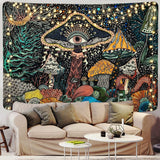 Arazzo yrendenge occhi a forma di fungo telo da parete creature marine Casa - Accessori e Decorazioni Naty Shop