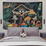 Arazzo yrendenge occhi a forma di fungo telo da parete creature marine Casa - Accessori e Decorazioni Naty Shop