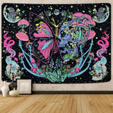 Arazzo Yrendenge arazzo fluorescente farfalle fase Home - Accessori e Decorazioni Naty Shop
