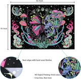 Arazzo Yrendenge arazzo fluorescente farfalle fase Home - Accessori e Decorazioni Naty Shop