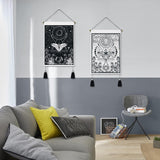 Arazzo Yugarlibi 2 pezzi piccoli arazzi appesi luna e sole Home - Accessori e Decorazioni Naty Shop