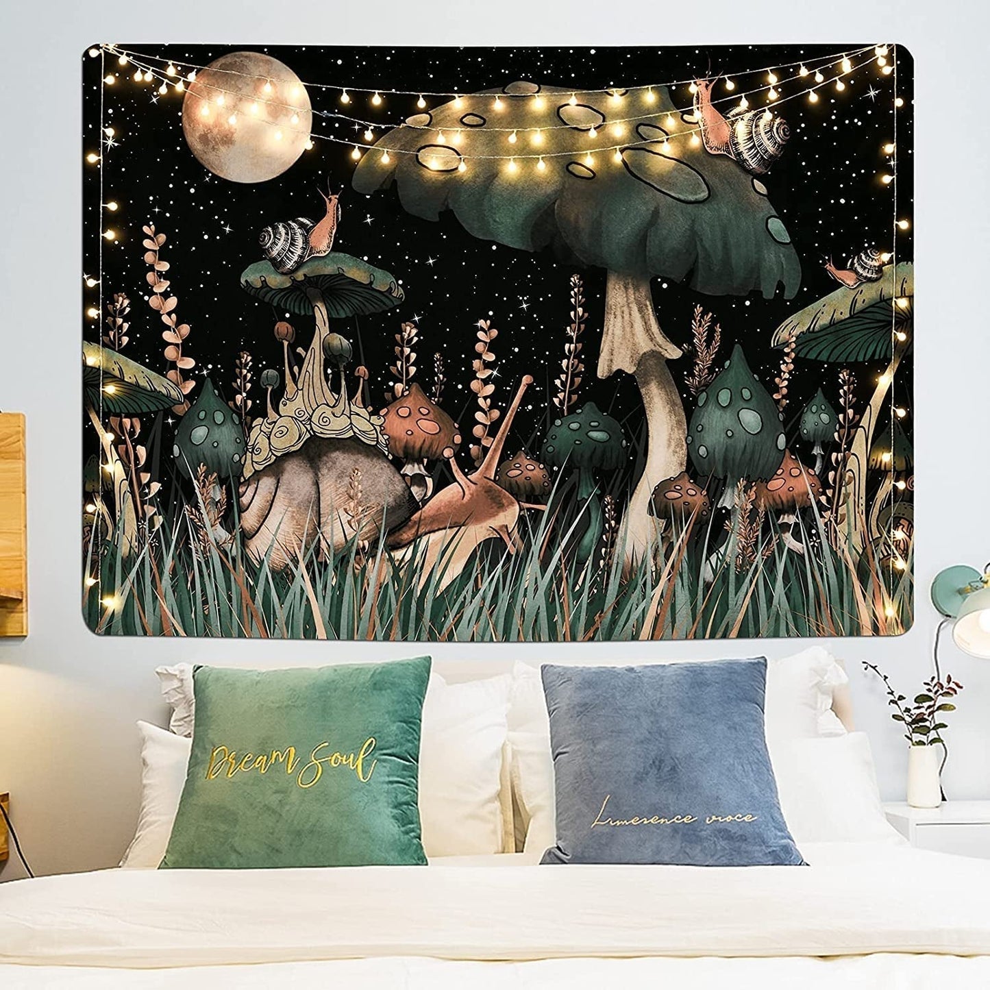 Arazzo yugarlibi fungo foresta nera lumaca appeso Casa - Accessori e Decorazioni Naty Shop