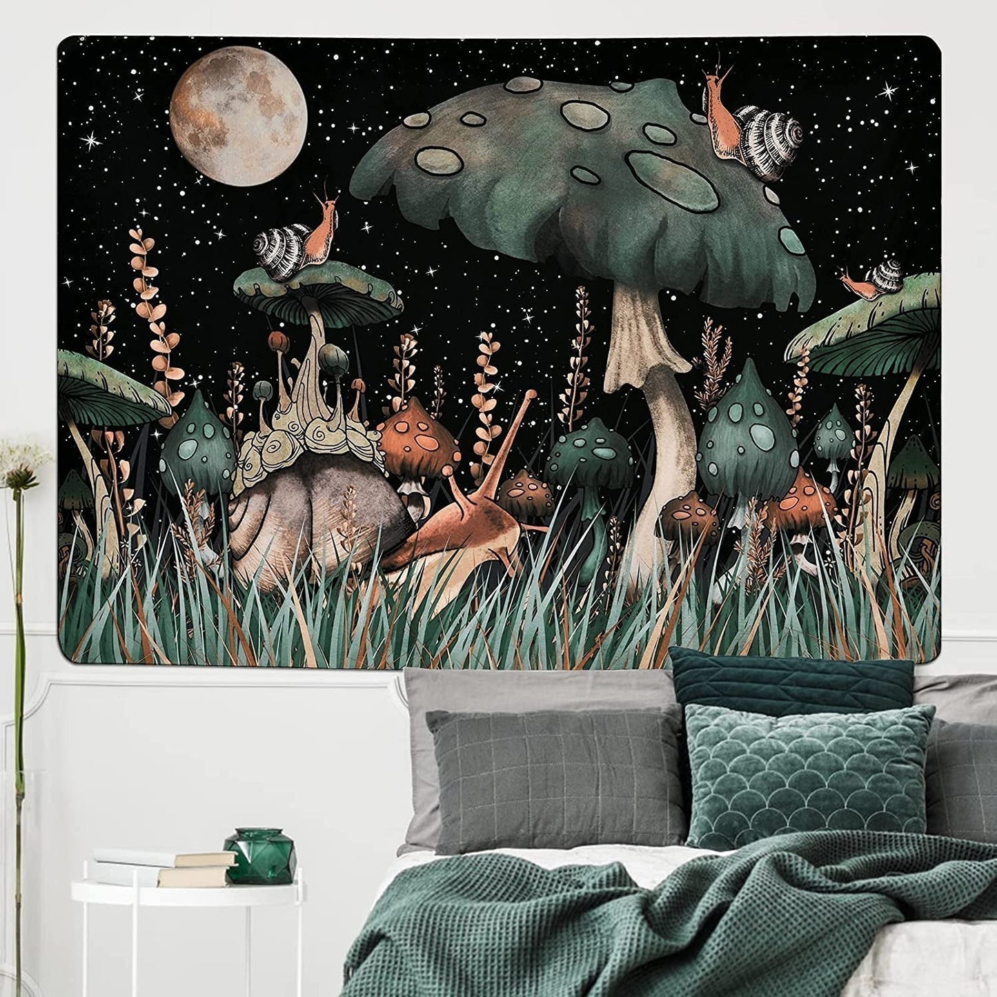 Arazzo yugarlibi fungo foresta nera lumaca appeso Casa - Accessori e Decorazioni Naty Shop