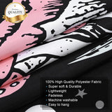 Arazzo yugarlibi rosa teschio funghi scheletro Home - Accessori e Decorazioni Naty Shop