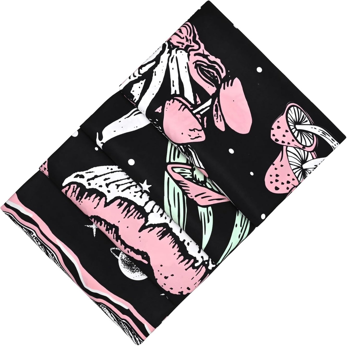 Arazzo yugarlibi rosa teschio funghi scheletro Home - Accessori e Decorazioni Naty Shop
