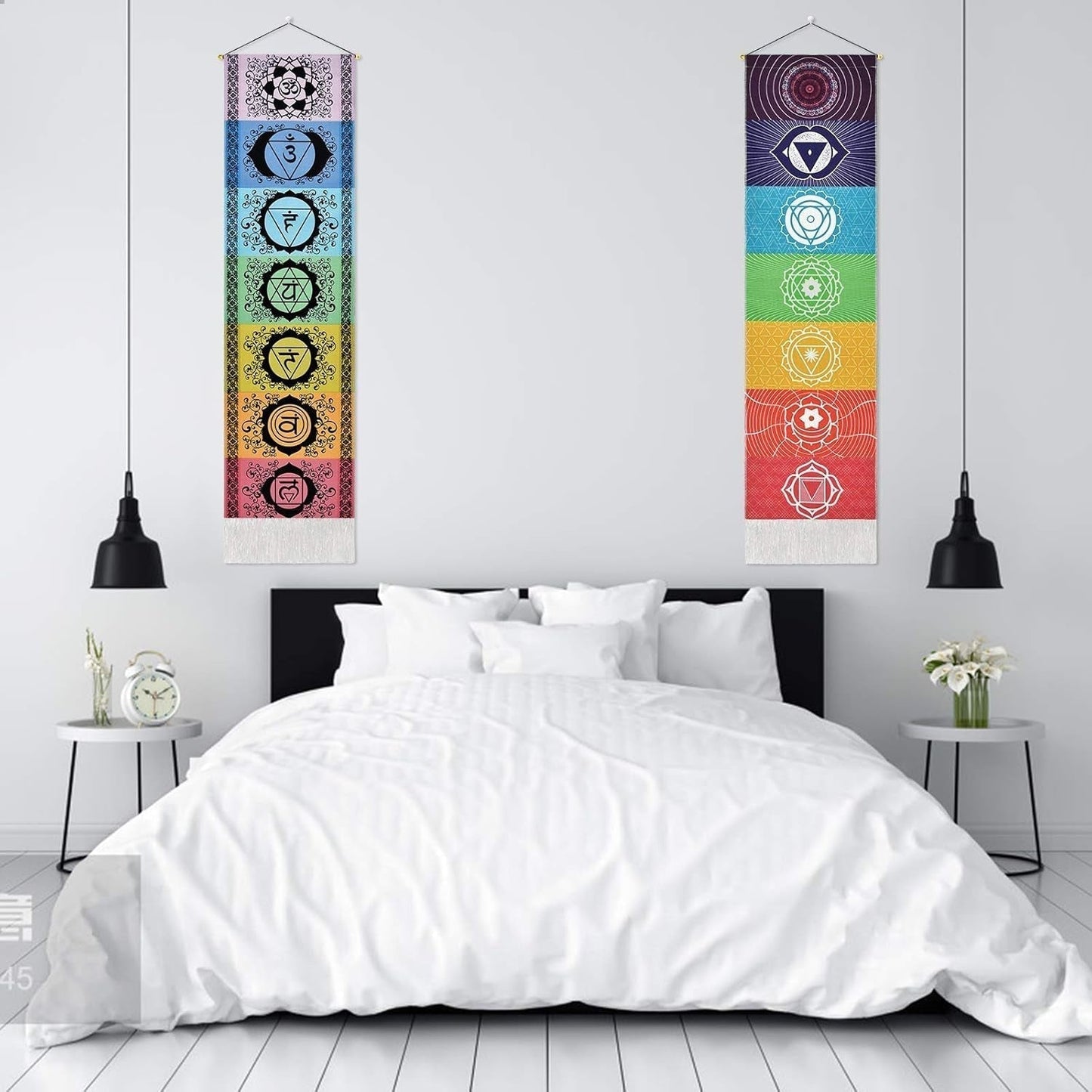 Arazzo yugarlibi set da appendere chakra meditazione yoga trippy Casa - Accessori e Decorazioni Naty Shop
