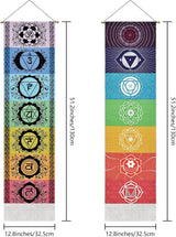 Arazzo yugarlibi set da appendere chakra meditazione yoga trippy Casa - Accessori e Decorazioni Naty Shop