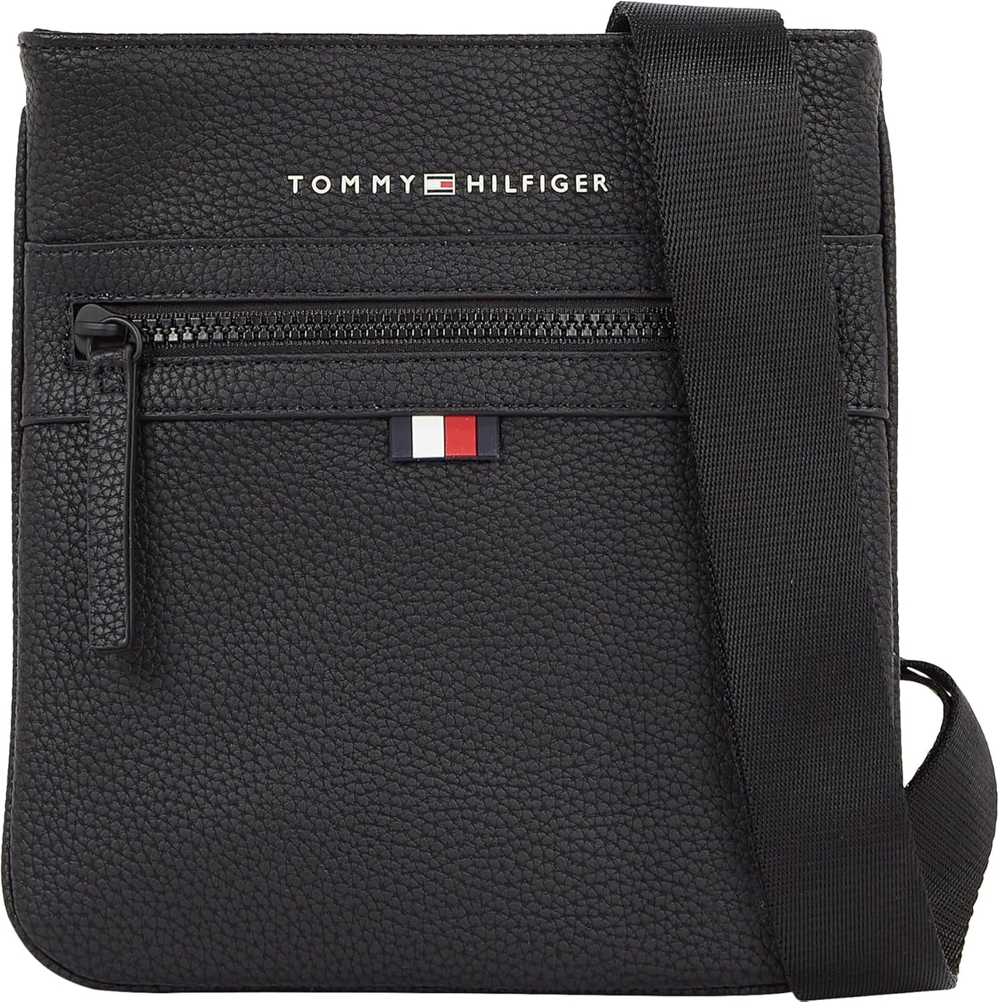 Tommy Hilfiger Uomo ESSENTIAL PU MINI CROSSOVER Crossover Bagagli e attrezzatura da viaggio Naty Shop Nero (Black) Taglia unica
