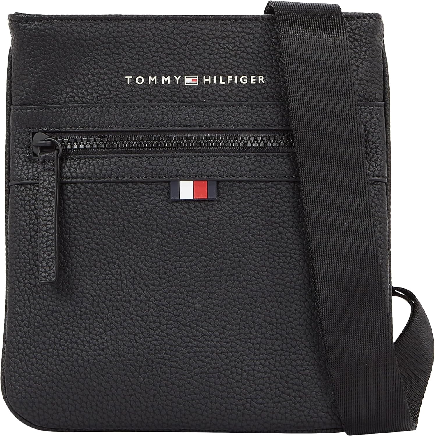 Tommy Hilfiger Uomo ESSENTIAL PU MINI CROSSOVER Crossover Bagagli e attrezzatura da viaggio Naty Shop Nero (Black) Taglia unica