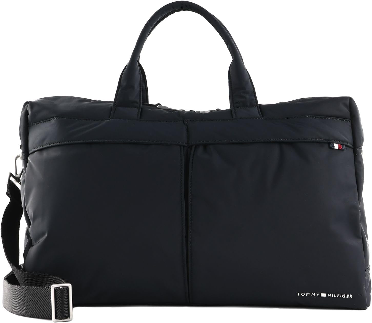 Tommy Hilfiger Uomo TH Signature Travel Bag AM0AM12218 Borsa da viaggio, Nero (Nero) Bagagli e attrezzatura da viaggio Naty Shop Default Title