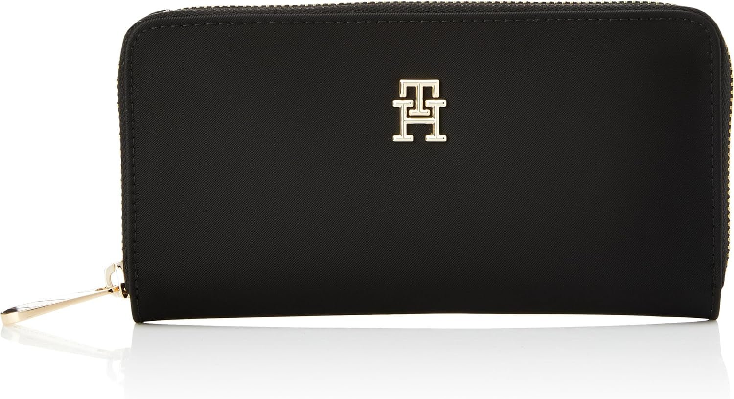 Tommy Hilfiger Portafoglio da donna Poppy Portafoglio con grandi fessure per carte Donna Naty Shop Black Os