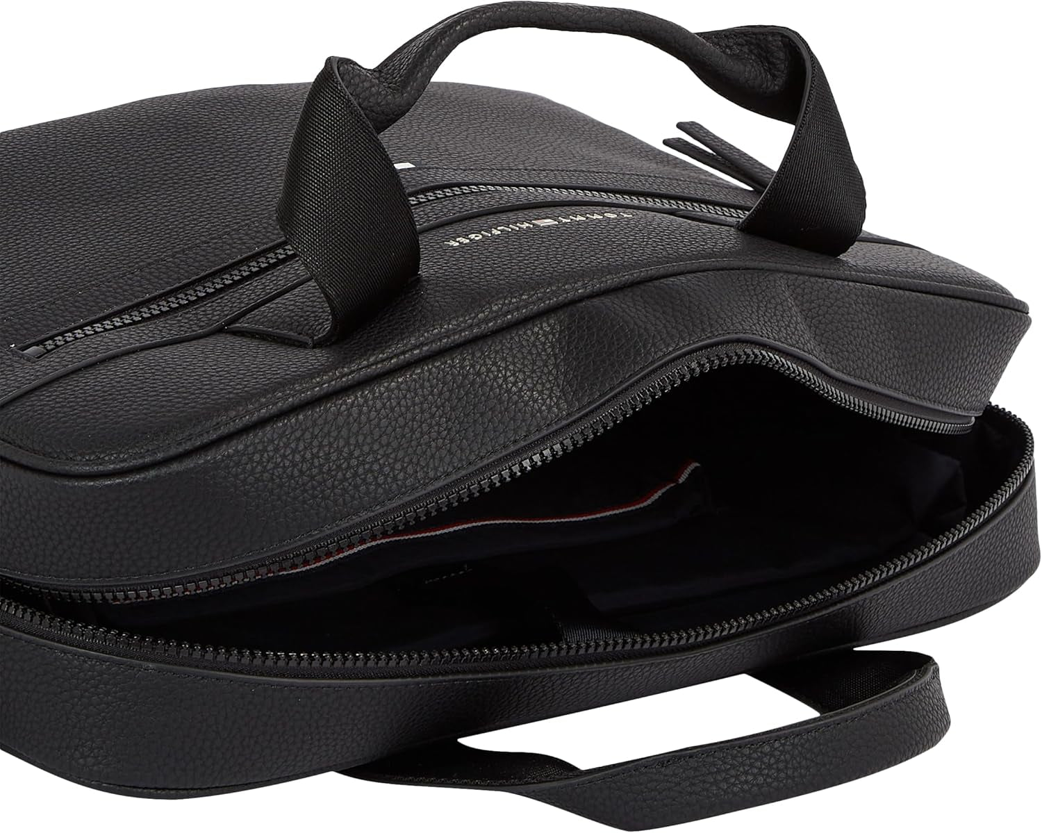 Tommy Hilfiger ESSENTIAL PU COMPUTER BAG borsa per laptop da uomo, Nero, OS Bagagli e attrezzatura da viaggio Naty Shop