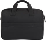 Tommy Hilfiger ESSENTIAL PU COMPUTER BAG borsa per laptop da uomo, Nero, OS Bagagli e attrezzatura da viaggio Naty Shop