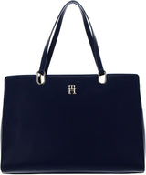 Tommy Hilfiger Borsa a tracolla TH Timeless da donna con tasche interne, Blu (Space Blue), Taglia unica Borse da donna Naty Shop Default Title