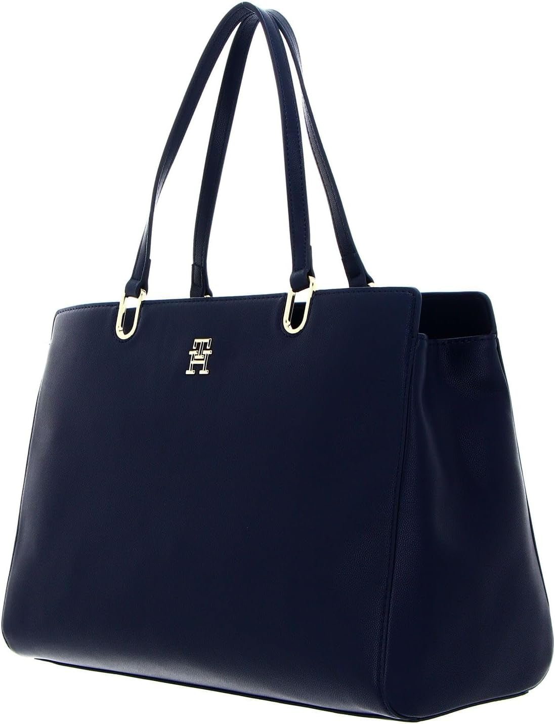 Tommy Hilfiger Borsa donna TH Timeless Satchel con tasche interne, Blu (Space Blue), Taglia unica Borse donna Naty Shop