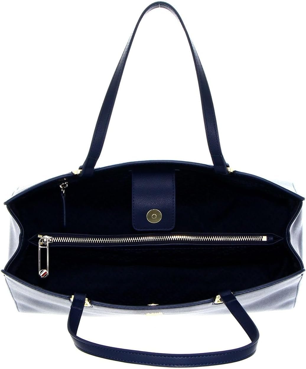 Tommy Hilfiger Borsa donna TH Timeless Satchel con tasche interne, Blu (Space Blue), Taglia unica Borse donna Naty Shop