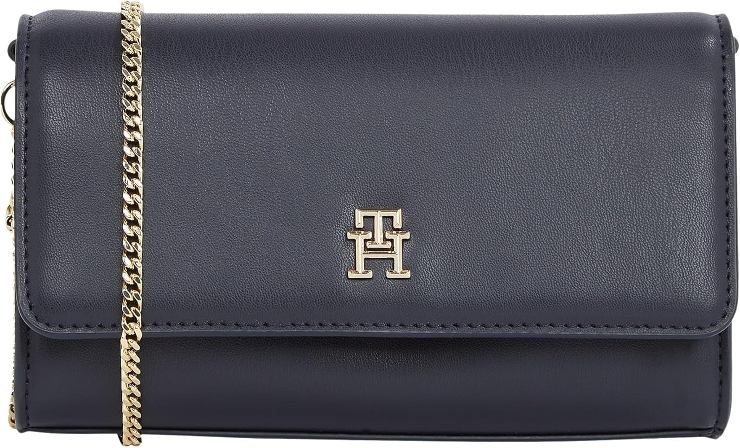 Tommy Hilfiger borsa a tracolla Eternity Chain Borsa a tracolla incrociata Borse Donna Naty Shop Blu (Space Blue)