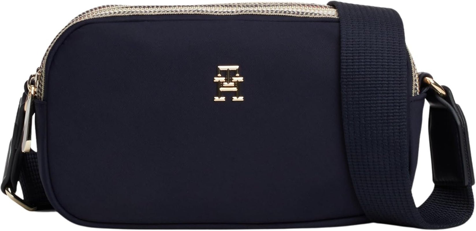Tommy Hilfiger borsa a tracolla Poppy Camera Bag Borse piccole Donna Naty Shop Blu (Space Blue)