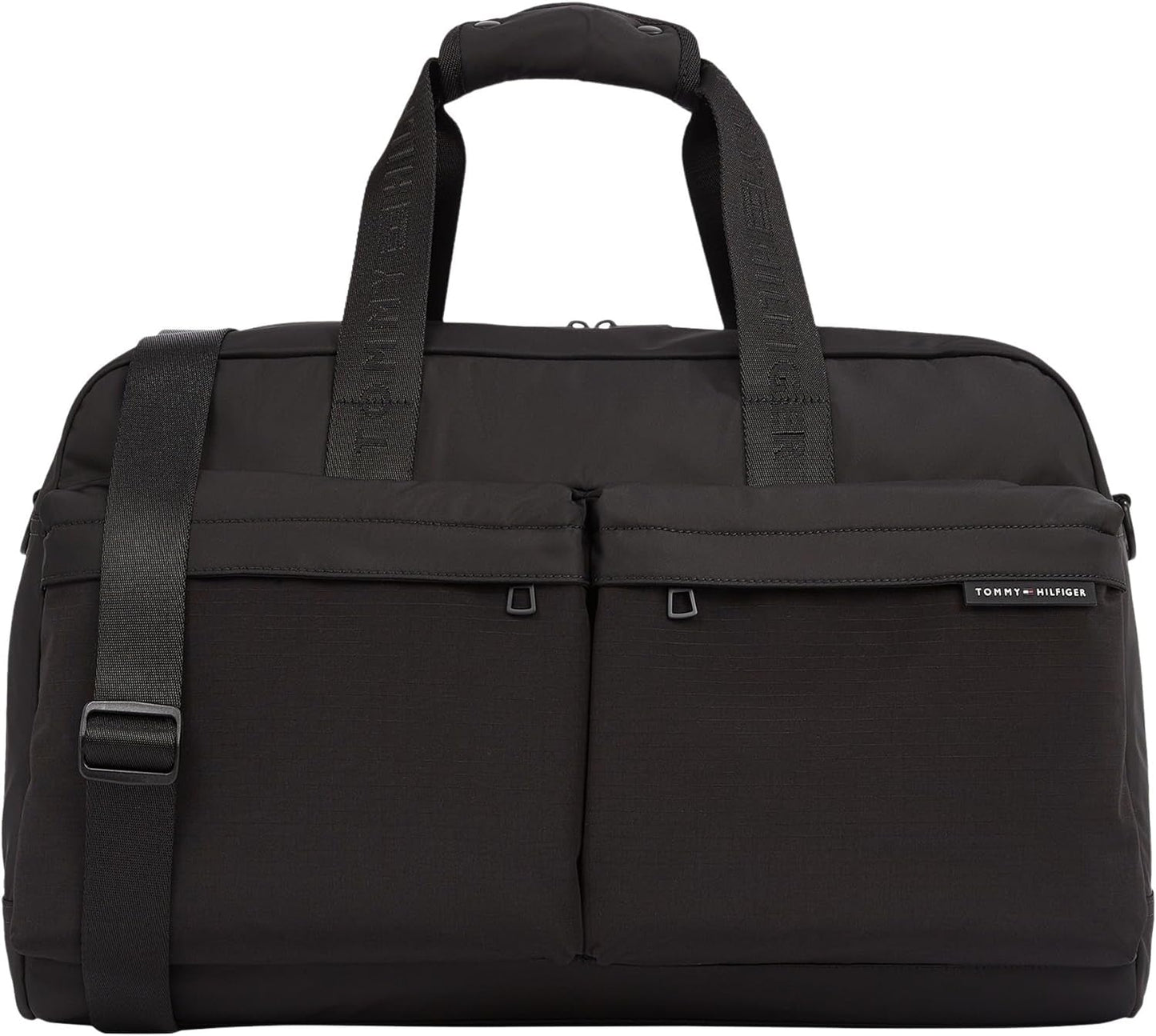 Tommy Hilfiger Borsa da viaggio da uomo Element Repreve Travel Bag Nero Taglia unica Bagagli e viaggi Naty Shop Titolo predefinito