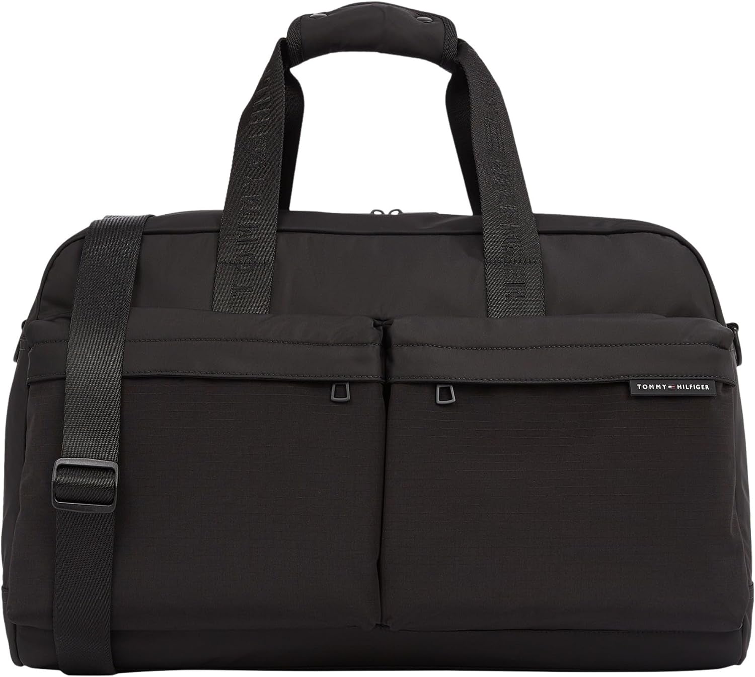Tommy Hilfiger Borsa da viaggio da uomo Element Repreve Travel Bag Nero Taglia unica Bagagli e viaggi Naty Shop Titolo predefinito