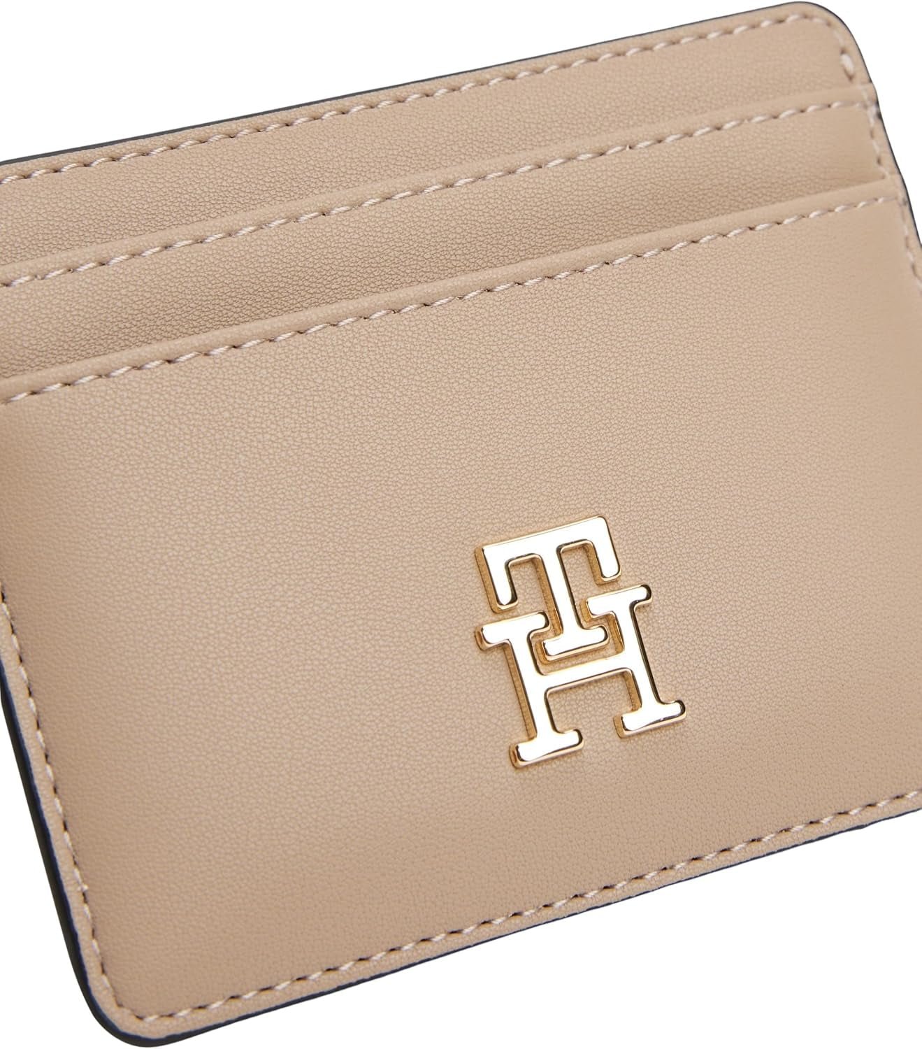 Portacarte da donna Tommy Hilfiger Female con logo, Beige (Coastal Taupe), Taglia unica Portafoglio da uomo Naty Shop