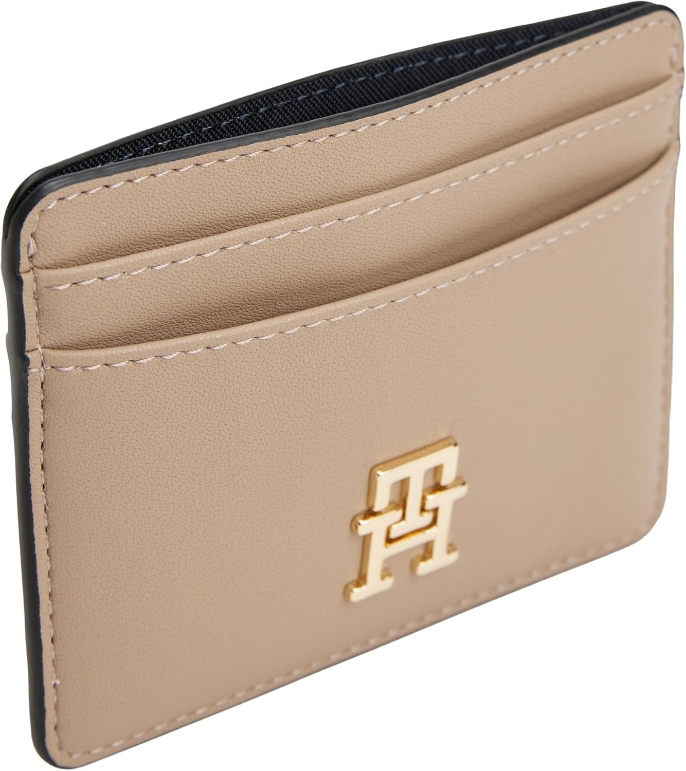 Portacarte da donna Tommy Hilfiger Female con logo, Beige (Coastal Taupe), Taglia unica Portafoglio da uomo Naty Shop