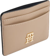 Portacarte da donna Tommy Hilfiger Female con logo, Beige (Coastal Taupe), Taglia unica Portafoglio da uomo Naty Shop