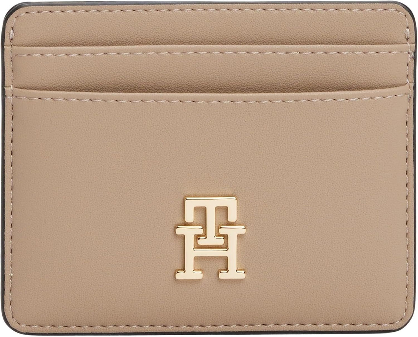 Porta carte da donna Tommy Hilfiger Donna con logo, Beige (Coastal Taupe), Taglia unica Portafoglio da uomo Naty Shop Titolo predefinito
