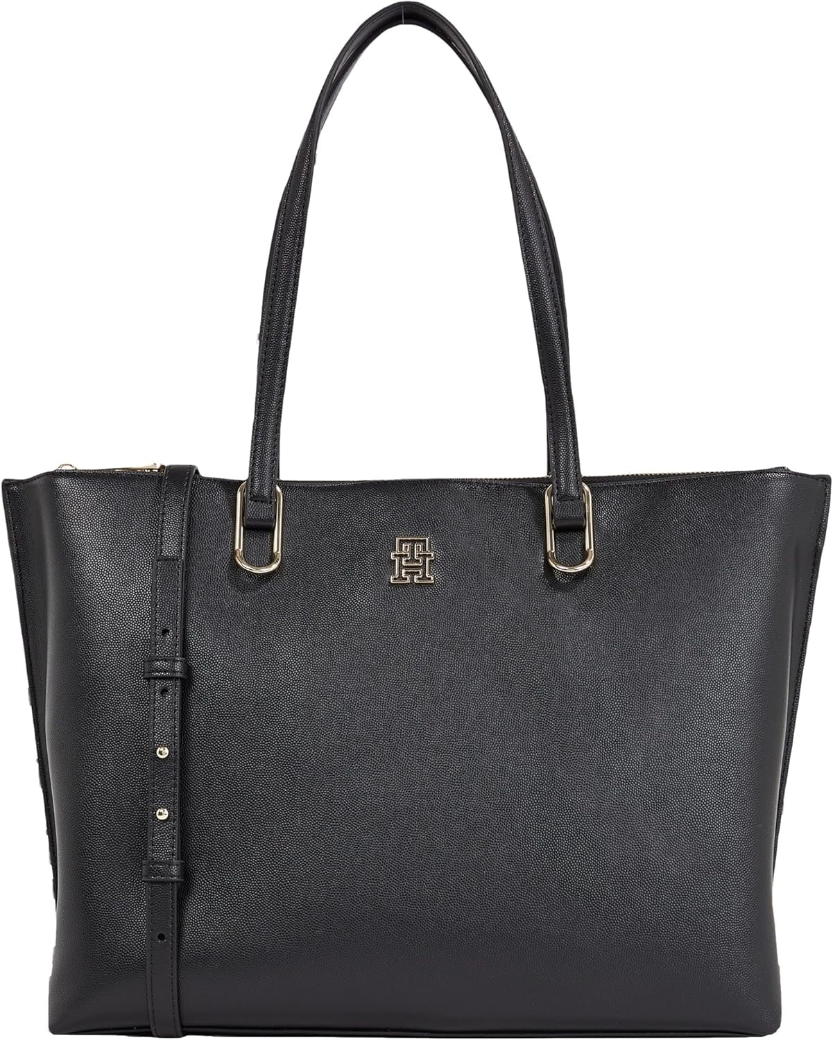 Tommy Hilfiger Ladies Th Timeless Workbag School Bag Taglia unica Borse Donna Naty Shop Nero (Nero)