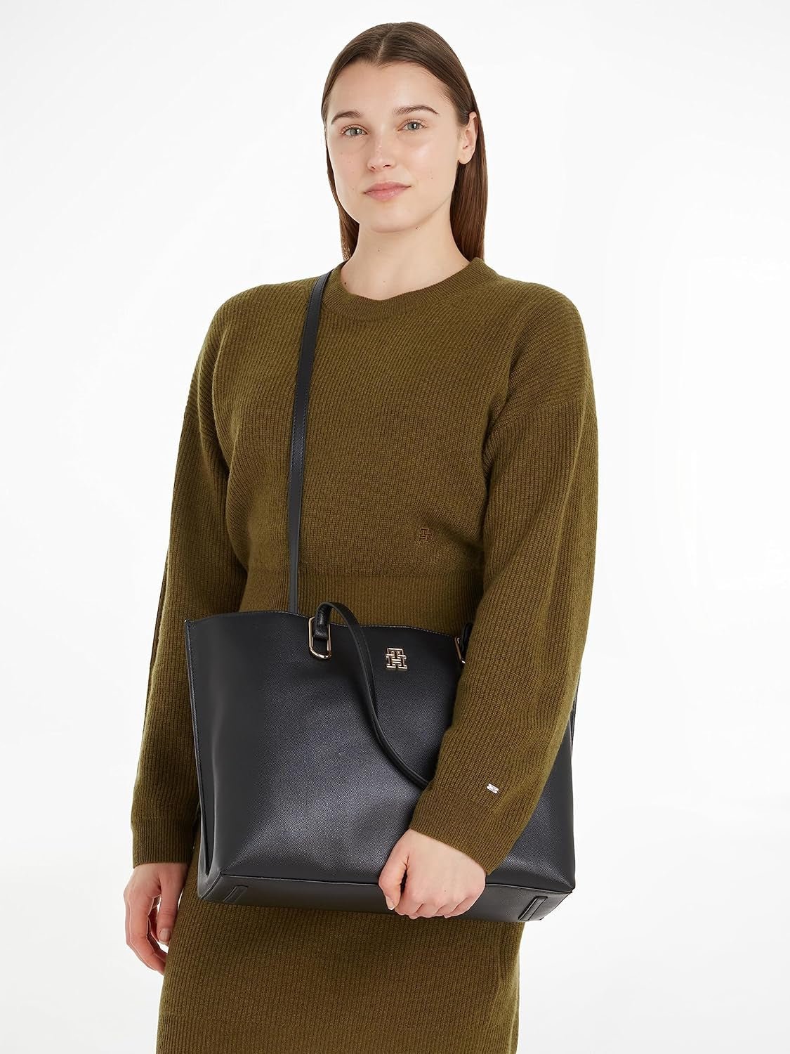 Tommy Hilfiger Ladies Th Timeless Workbag School Bag, Borse da donna taglia unica Naty Shop