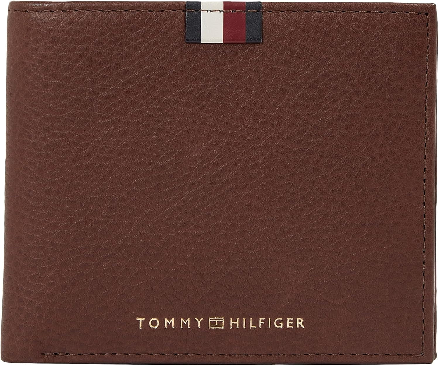 Tommy Hilfiger Uomo Th Prem Lea Cc and Coin Am0am11265 Portafogli Portafoglio da uomo Naty Shop Marrone (castagna scura) Os