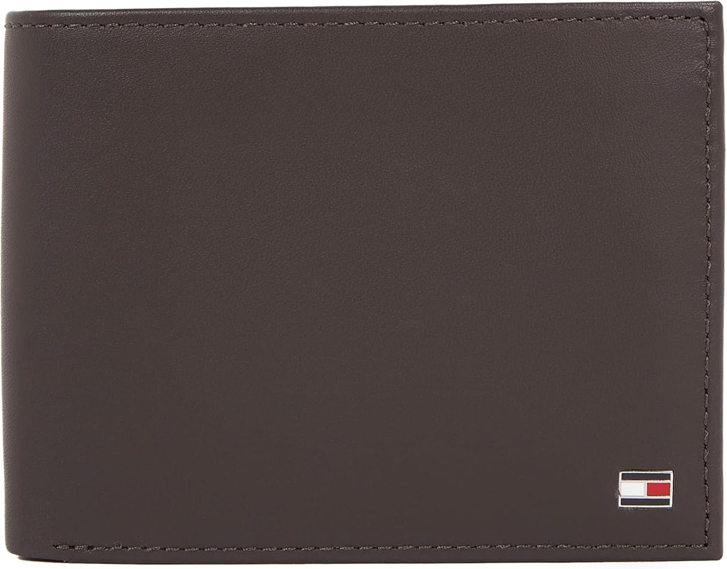 Tommy Hilfiger Portafoglio da uomo Eton con portamonete Portafoglio da uomo Naty Shop Marrone