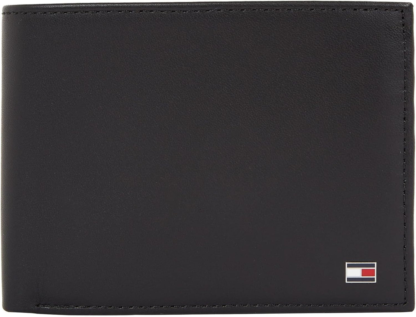 Tommy Hilfiger Portafoglio da uomo Eton con portamonete Portafoglio da uomo Naty Shop Nero