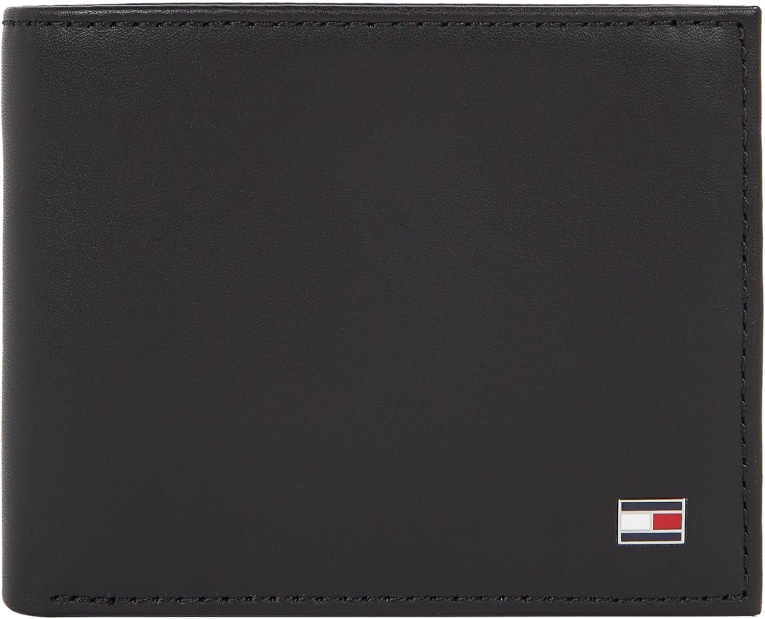 Tommy Hilfiger Portafoglio da uomo Eton Mini Small Naty Shop Portafoglio da uomo Nero
