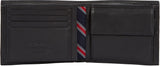 Portafoglio a tre ante Eton da uomo di Tommy Hilfiger con tasca portamonete Portafoglio da uomo di Naty Shop