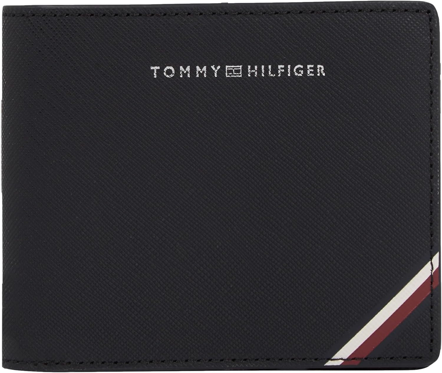 Tommy Hilfiger Portafoglio da uomo TH CENTRAL CC AND COIN, nero (Nero), Portafoglio da uomo OS Naty Shop Nero (nero)
