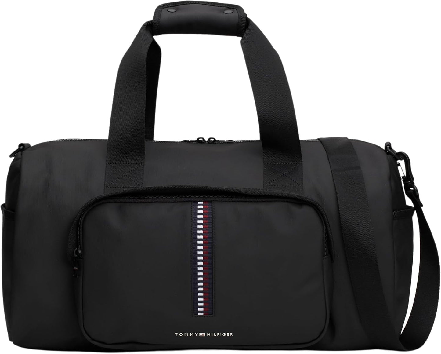 Tommy Hilfiger TH CORP Borsa da viaggio Weekender da uomo, Nero (Nero), OS Bagagli e attrezzatura da viaggio Naty Shop Titolo predefinito