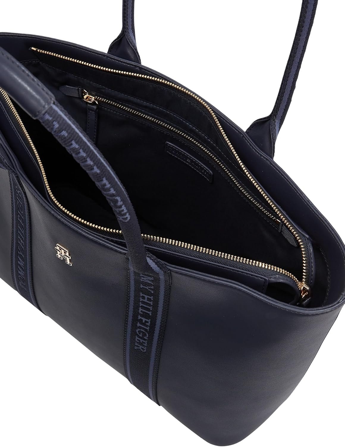 Tommy Hilfiger Th Logotape Tote Aw0aw17198 Borsa tote Donna Borse Naty Shop