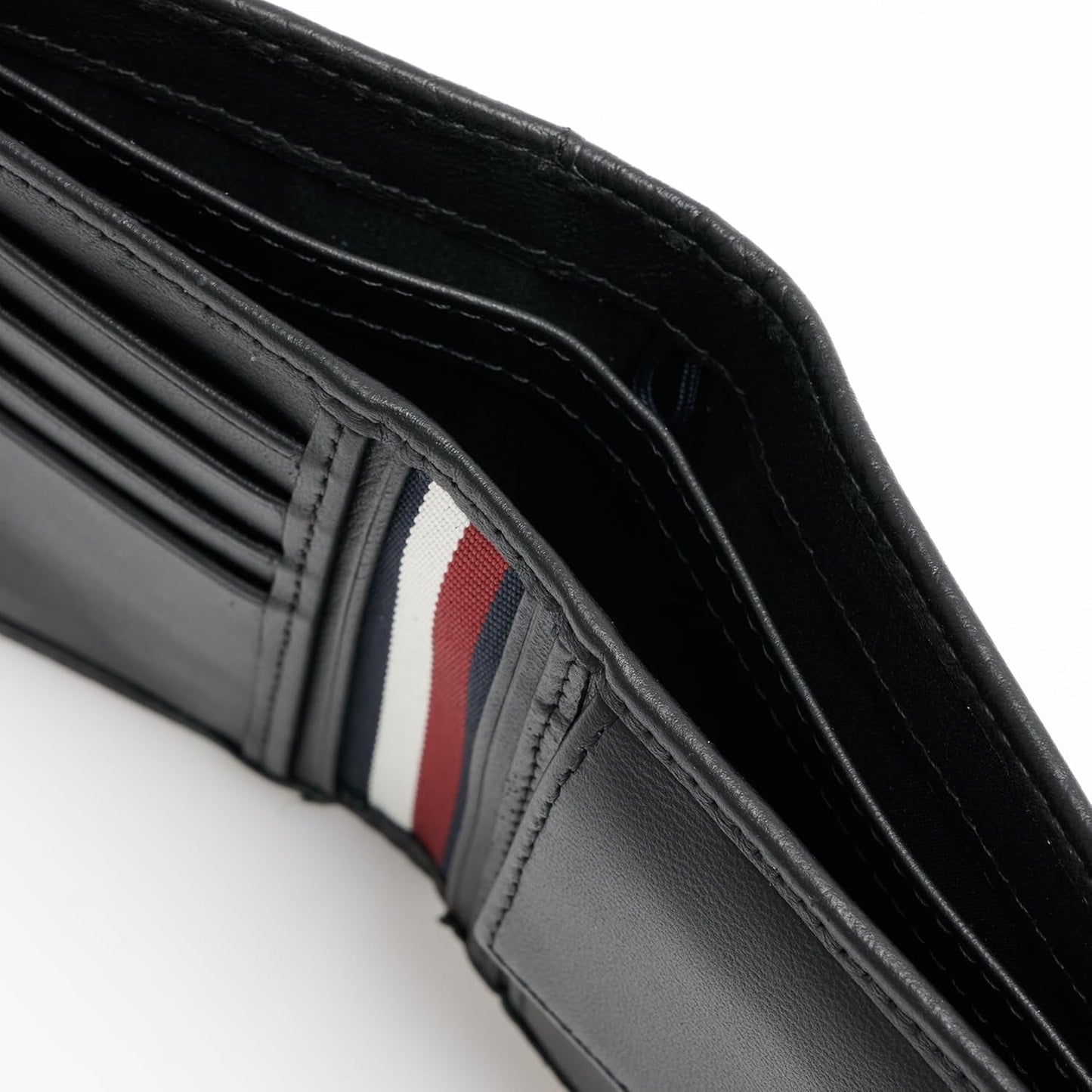 Tommy Hilfiger TH PREMIUM LEATHER EXTRA CC COIN Portafoglio doppio da uomo Black OS Portafoglio da uomo Naty Shop