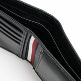 Tommy Hilfiger TH PREMIUM LEATHER EXTRA CC COIN Portafoglio doppio da uomo Black OS Portafoglio da uomo Naty Shop