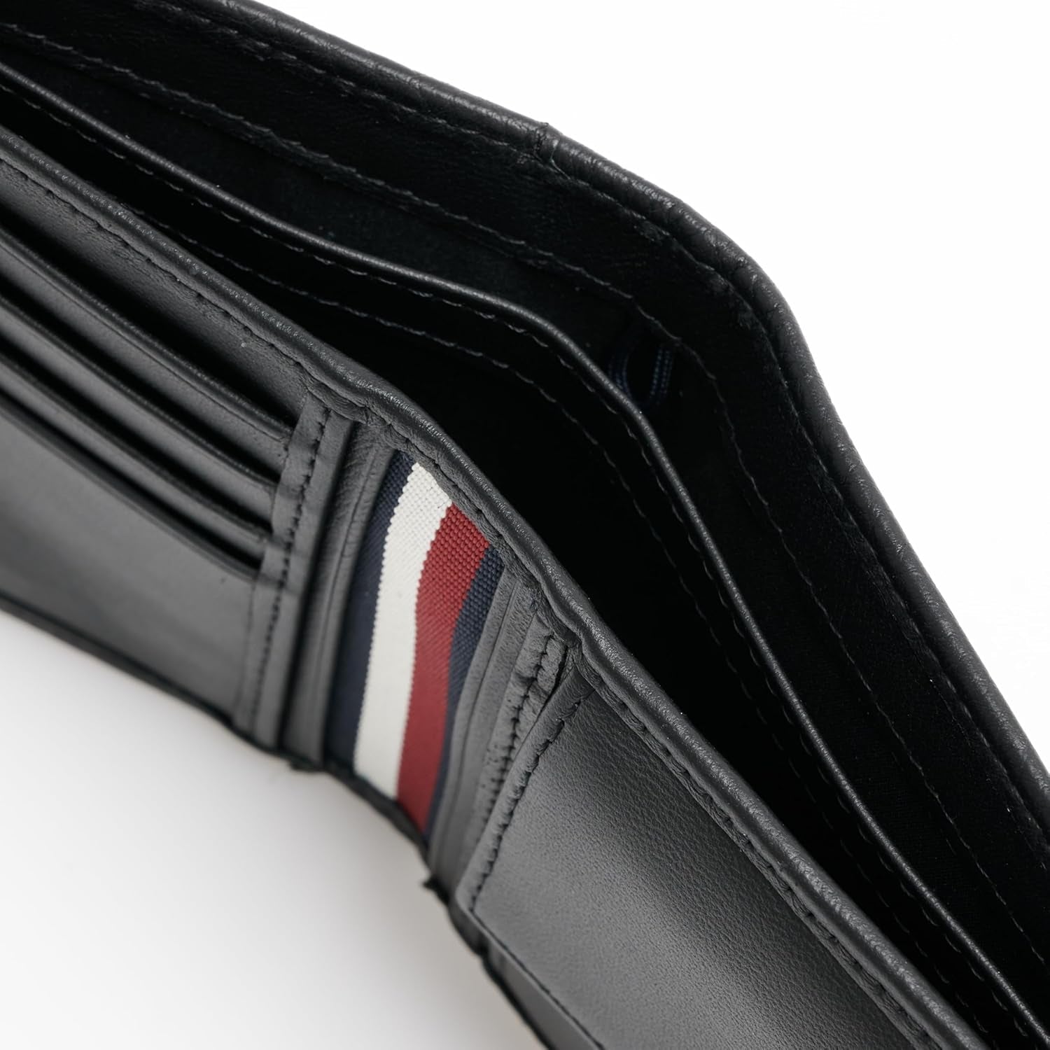 Tommy Hilfiger TH PREMIUM LEATHER EXTRA CC COIN Portafoglio doppio da uomo Black OS Portafoglio da uomo Naty Shop