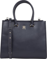 Tommy Hilfiger Borsa tote Borsa Eternity Med con zip Borse da donna Naty Shop Space Blue Taglia unica