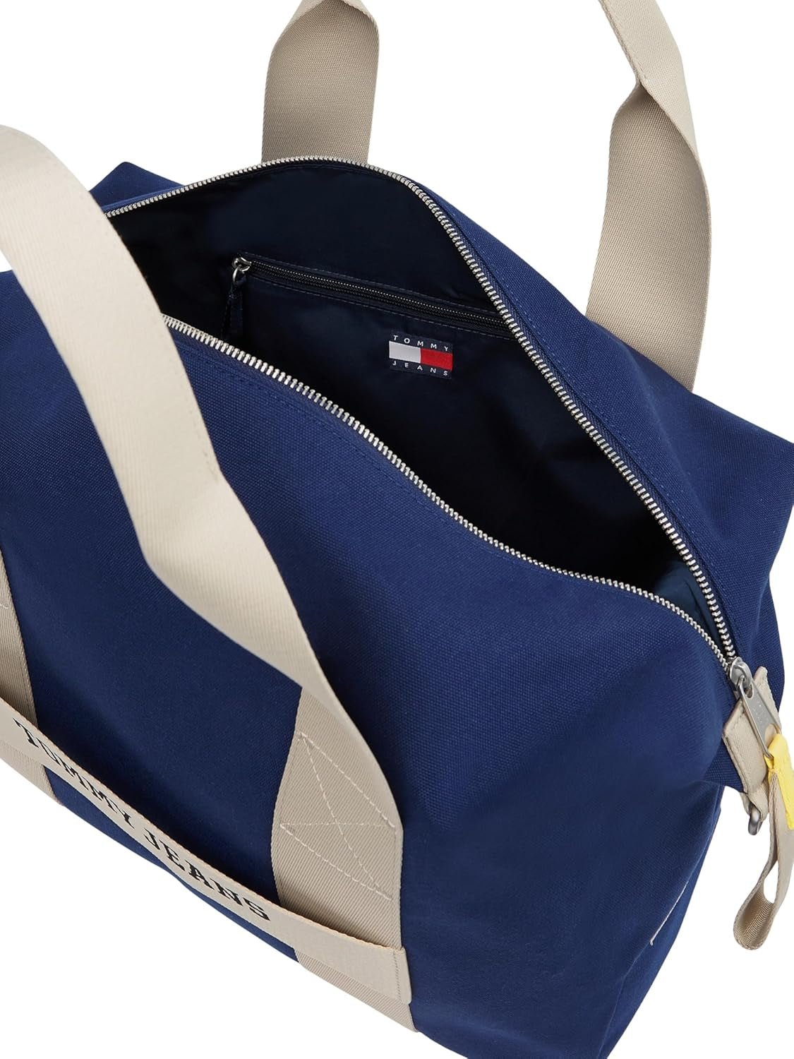 Tommy Jeans, borsone weekender retrò da uomo, velluto blu, taglia unica per bagagli e attrezzatura da viaggio Naty Shop