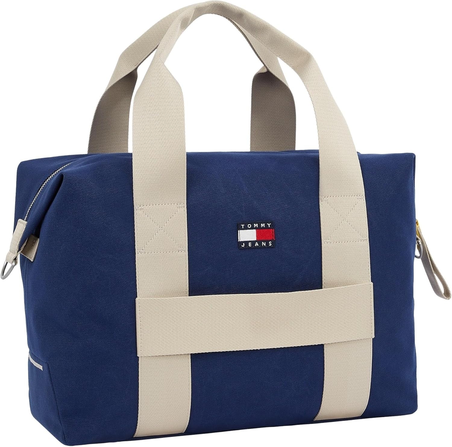 Tommy Jeans, borsone weekender retrò da uomo, velluto blu, taglia unica per bagagli e attrezzatura da viaggio Naty Shop