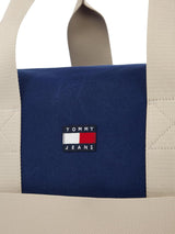 Tommy Jeans, borsone weekender retrò da uomo, velluto blu, taglia unica per bagagli e attrezzatura da viaggio Naty Shop