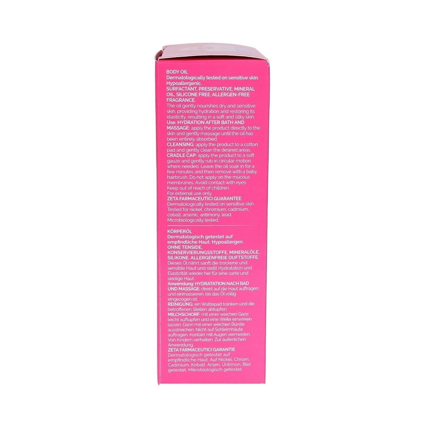 Starch Mio olio corpo, rimuove la crosta lattea dei neonati, 200 ml Bambini - Bagno e Cura della Pelle Naty Shop