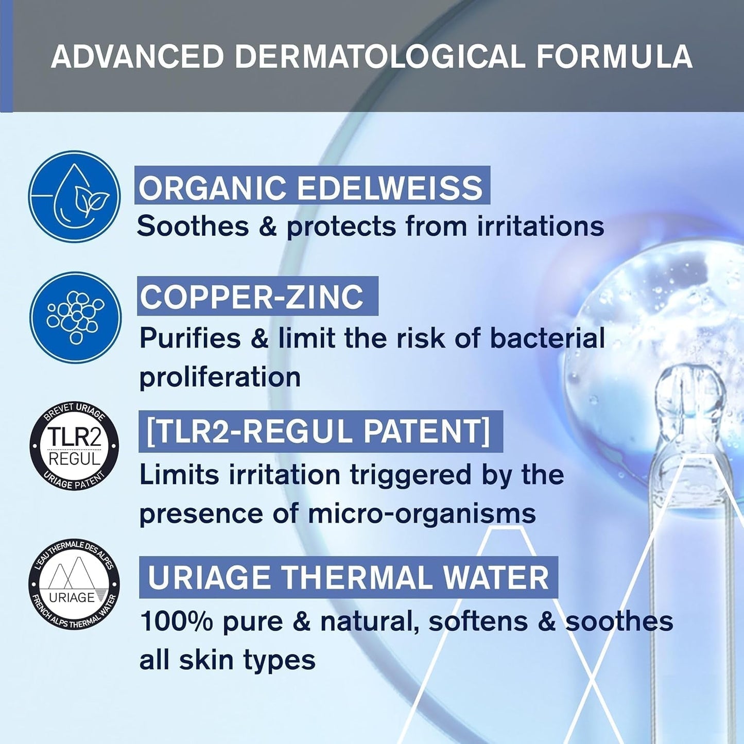 Uriage Baby Cura periorale con prezioso bianco biologico e rame-zinco 30ml - Lenisce immediatamente le irritazioni - Ripara e pulisce la pelle - Si assorbe rapidamente - Senza profumo - 94% di ingredienti di origine naturale Bambini - Bagno e cura della pelle Naty Shop